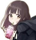 sippy cup cute anime girl