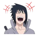 sasuke haha laugh lol