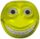 grinning caca