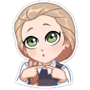 милый стикер