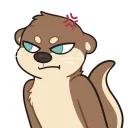 otter angry