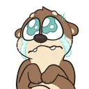 otter sad