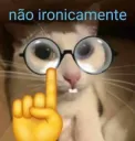Não ironicamente 