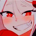 Evil grin