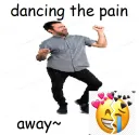 dancing the pain away