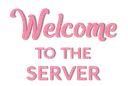 welcome sticker