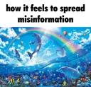 feels to spread misinformation