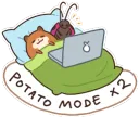 potato mode x2