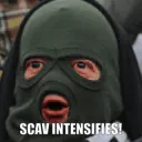 Scav intensifies