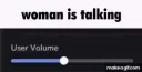 Woman talking