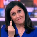 bbc news middle finger