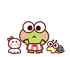 Confused Keroppi
