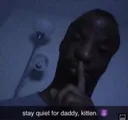daddy is here kitten