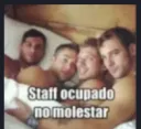 staff ocupado