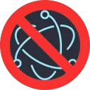 no electron