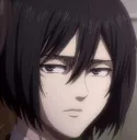 mikasa stare