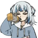 Gawr Gura Drink Alcohol