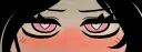 Ashley Blushing