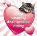 dying rotting decomposing
