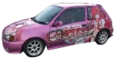 pink beatmania iidx car