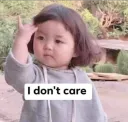 I Don't Care