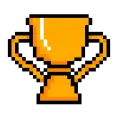 Golden trophy
