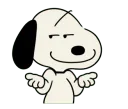 snoopy shrug