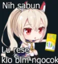 Nih Sabun, Lu rese klo blum nc