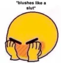 slut blushing