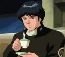 sipping tea