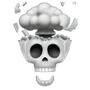 exploded head