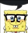 nerd spongebob
