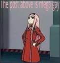 Zero Two Above Mega Gay