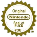 Original Nintendo Seal of FUCK