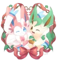 Sylveon and Leafeon