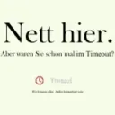 !Nett hier