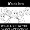 Bro Wants Attention