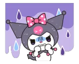 kuromi afraid kuromi afraid