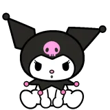 kuromi pout kuromi pout