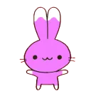 Pink bunny love