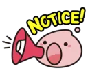 Poring - Aviso