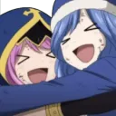 Meredy & Juvia Hug