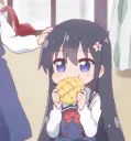 Hana-chan eating