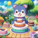 Wumpus' Birthday Cake