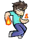 Herobrine With Fire