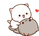 cat kiss