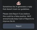 Sometime the AI generates-