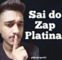 sai do zap platina