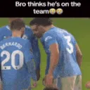 bro is NOT on the team