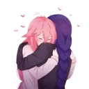 wawawa yuri hug
